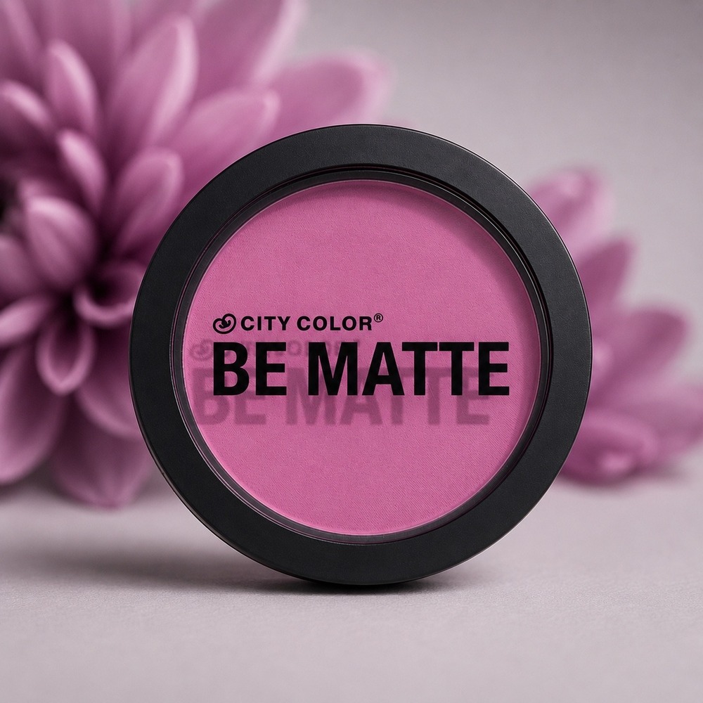 City Color Be Matte Blush Dragonfruit Pink Pressed Powder C-0003 #2 8.9g